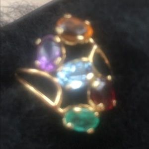 18K gold with Brazilian gemstones